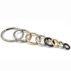 Cá Nhân Tùy Chỉnh Hợp Kim Nhỏ Mùa Xuân Chia Móc Chìa Khóa Vòng Kim Loại Keyring Chuỗi Vòng Carabiner Mùa Xuân Cổng Vòng Snap Khóa - Product Image 6