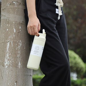 550毫升学校无双酚a保温水瓶，带吸管，不锈钢运动水杯烧瓶宽口旅行保温杯 - Product Image 6