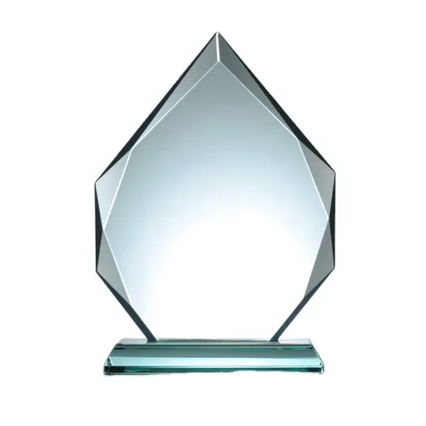 Custom Engraved Crystal Achievement Award Plaque Unique Personalized Crystal Corporate Employee Recognition Trophy