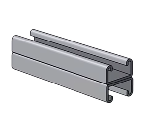 <span class=keywords><strong>GI</strong></span> Unistrut C Perfil de doble perforación Canal ranurado de metal para materiales de construcción - Product Image 1