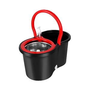 หัวม็อบไมโครไฟเบอร์แบบถอดเปลี่ยนได้ รุ่น Bucket System 3 ความจุสูง (>701 มล.) ด้ามจับเหล็กยืดหดได้ พร้อมระบบบิดน้ำอัตโนมัติ - Product Image 4