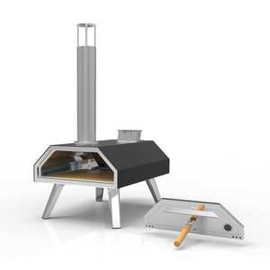 OUTDOORS Four à <span class=keywords><strong>pizza</strong></span> en <span class=keywords><strong>pierre</strong></span> à granulés de bois de 16 pouces, meilleur four d'extérieur portable - Product Image 5