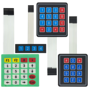 Nuova tastiera interruttore a membrana 4*4 per Arduino Smart Car 1x4 3x4 <span class=keywords><strong>4x4</strong></span> 4 4x5 matrice matrice matrice tastiera con 4 12 <span class=keywords><strong>16</strong></span> 20 chiave - Product Image 6
