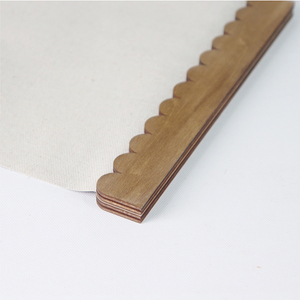 Rustic Strong <strong>Magnetic</strong> <strong>Poster</strong> Hanger Scallop Frame in Plywood Scroll Canvas <strong>Poster</strong> Easy to Install - Product Image 5