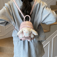 Nouveau Sac à Dos et Sac à Bandoulière Lapin Mignon à Longues Oreilles pour Filles, Sac à Main pour Étudiantes, Cadeau d'Anniversaire, Vente en Gros