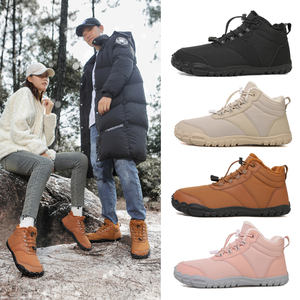 <span class=keywords><strong>Botas</strong></span> de Nieve para <span class=keywords><strong>Mujer</strong></span> con Forro de Algodón, Diseño Nuevo 2024, Impermeables, para Senderismo Descalzo, Otoño/Invierno - Product Image 4