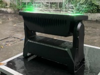 Tube stroboscopique double LED 1500W RGBW Couleur STRIKE M Hybrid Strobe Wash avec inclinaison à 180 ° IP65