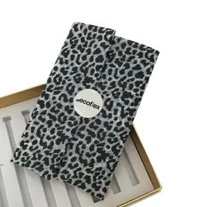 도매 절묘한 의류 셔츠 포장 시트 블랙 레오파드 티슈 포장지