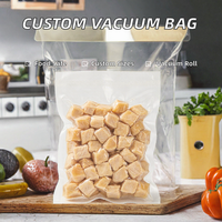 Rouleau de sacs sous vide - Plastique gaufré de qualité alimentaire pour salades, aliments pour bébés, chips et plus