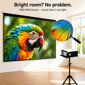Proyector Android OEM A9Q 1850 ANSI Lúmenes, Proyector de Alto Brillo para Negocios y Aulas, Enfoque Automático, Full HD 4K Cine - Product Image 2
