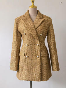 Veste décontractée pour <span class=keywords><strong>femme</strong></span>, nouvelle collection hiver 2026, sept couleurs, couleur unie, petite fragrance - Product Image 4