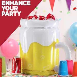 Seau à glace flottant gonflable le plus populaire Conteneur à glace gonflable Seau à glace en PVC Barre de service pour la fête de l'eau - Product Image 3