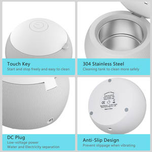 Mini UV Ultrasonic Cleaner for <b>Dentures</b> Braces Retainers 42kHz High Frequency Portable Electric Household Digital Timer - Product Image 4