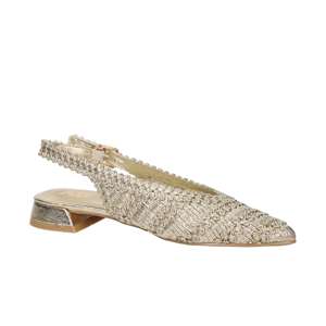 Xti Donna Slingback 145271 Gold 39 2 Cm Heel <b>Flat</b> Shoe - Product Image 2