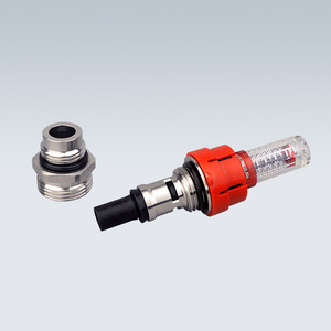 Vanne de régulation de débit 1QL avec affichage visuel pour système d'eau chaude, type de coupure réglable, collecteur à passage direct - Product Image 1