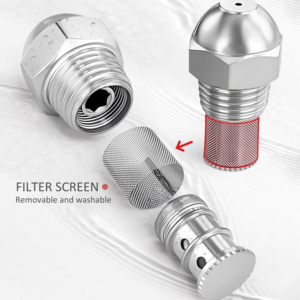 Nueva Boquilla de Inyección de Aceite de Cono Completo Sólido de 60 Grados, Inyector de Chorro de Acero Inoxidable con Filtro, Pulverizador de Gas, Certificación CE 1 - Product Image 1