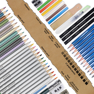 Fournitures d'Art OEM, Ensemble <span class=keywords><strong>de</strong></span> Crayons <span class=keywords><strong>de</strong></span> Couleur et Esquisse 51/71/80/96/100/145 Pièces, Kit <span class=keywords><strong>de</strong></span> Dessin Artistique - Product Image 6