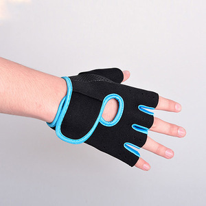 Custom Logo Weightlifting Half-Finger Breathable Non-Slip Water Resistant Unisex Gym <b>Gloves</b> for Workout and Sports - Product Image 2