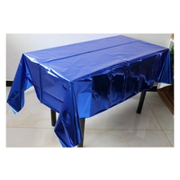 Nappe carrée jetable moderne en feuille métallisée or rose imprimée, nappe unie pour mariages, matière plastique