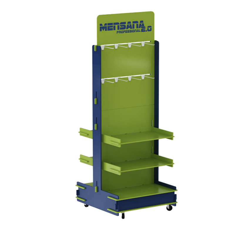 Apache Customizable Plywood Hook Wooden Display Rack for Product Storage and Display — view 4