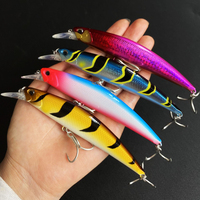 Leurre Minnow Artificiel Rigide SPEARHEAD RYUKI 110S de 110 mm et 21 g, à Coulée Lourde, pour Pêche au Bar, au Brochet et en Eau de Mer