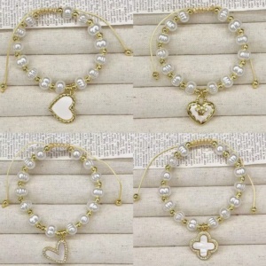 BD-D324 Pulsera <span class=keywords><strong>de</strong></span> Latón Chapado en Oro <span class=keywords><strong>de</strong></span> 18K con Circonitas, Joyería Laminada en Oro, Accesorios <span class=keywords><strong>de</strong></span> <span class=keywords><strong>Moda</strong></span> para Mujer - Product Image 5