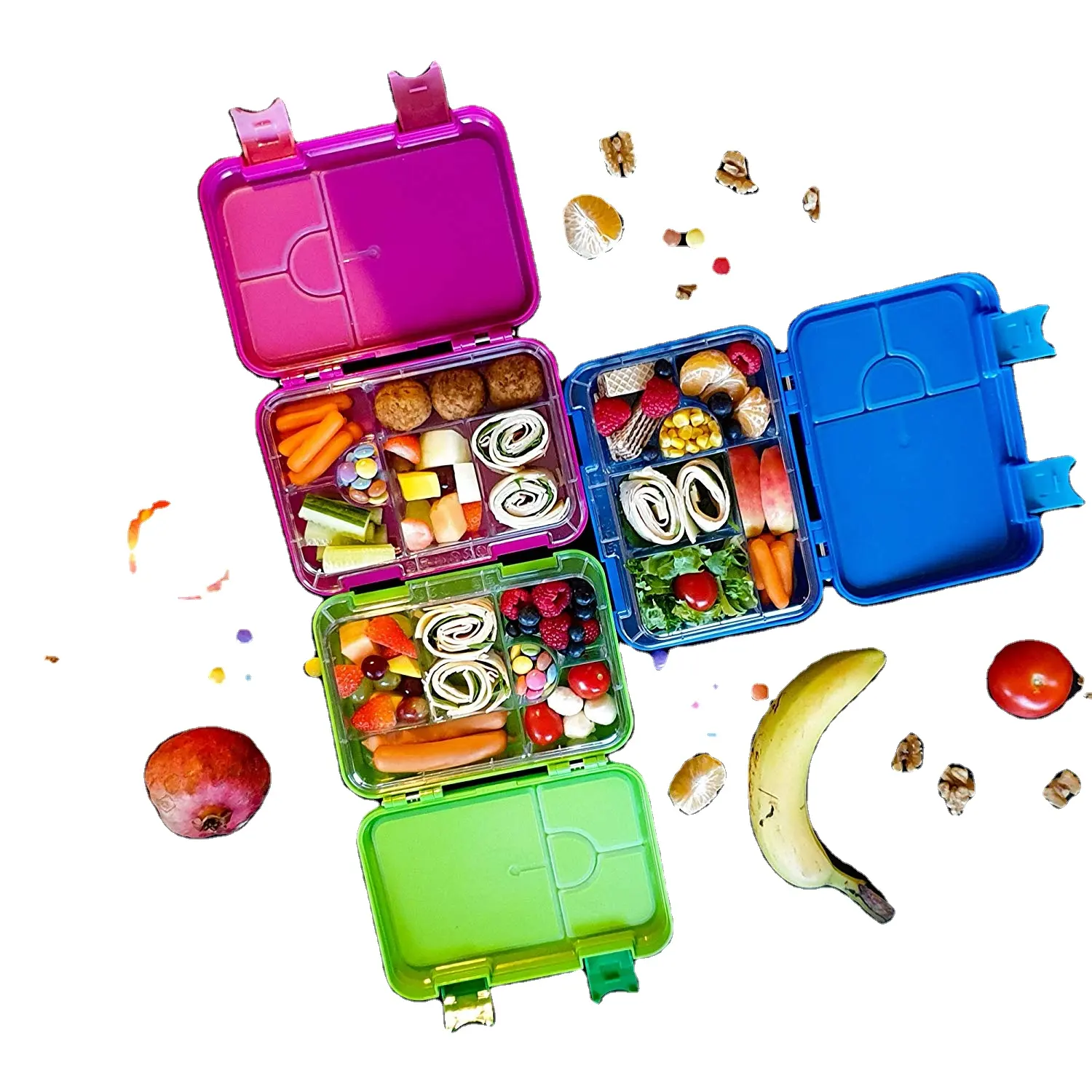2021 Wholesale factory on-the-go school bento lunch box