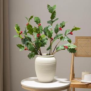 Nouvelle Conception Moderne <span class=keywords><strong>Plante</strong></span> Artificielle Végétale Écologique et Naturelle pour Décoration Intérieure et Extérieure, Richesse Hivernale Verte - Product Image 2