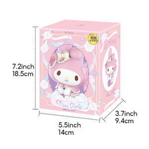 Miniso Sanrio PVC Figura de <span class=keywords><strong>My</strong></span> <span class=keywords><strong>Melody</strong></span> & <span class=keywords><strong>Kuromi</strong></span> Rose Festival Series para decoración con temática de animales Figura al por mayor - Product Image 6