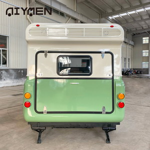 รถพ่วงขนาดเล็ก Teardrop Camper โครงเหล็กชุบสังกะสี ตัวถังไฟเบอร์กลาส น้ำหนักเบา ใช้ได้กับมอเตอร์ไซค์ 2-4 ล้อ - Product Image 6