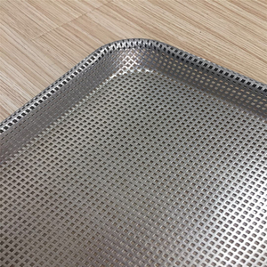 Bandeja de Aluminio Perforada para Hornear, Bandeja Ventilada para Hornear Galletas, para Horno de Panadería - Product Image 6
