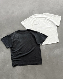 T-Shirt in cotone 100% con stampa Streetwear personalizzata Dtg oversize rilassata e corta - Product Image 4