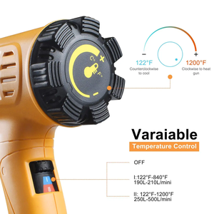 <span class=keywords><strong>Pistolet</strong></span> à air chaud puissant 2000W double température <span class=keywords><strong>pistolet</strong></span> à chaleur <span class=keywords><strong>électrique</strong></span> filaire multifonctionnel 230V - Product Image 3