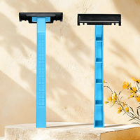 Rasoir à lame unique pour homme, directement de l'usine, acceptant la personnalisation de la couleur du manche, consommables de rasage quotidiens pour la maison