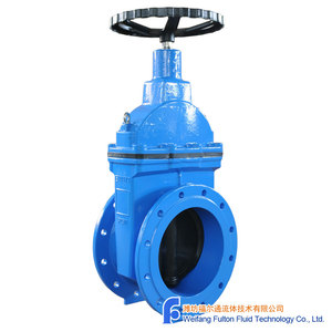 Vanne à opercule en fonte ductile à joint souple avec volant DN300 PN10 GGG40 Certifiée GSK & WRAS EN558 Série 14 F4 DN300 PN10 Design Acc. - Product Image 5