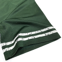 Maillots de football personnalisés respirants à manches courtes en mesh, coupe ample, chemises courtes avec design imprimé numérique