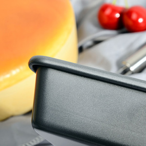 Moule de cuisson rectangulaire multi-tailles en acier au carbone antiadhésif avec revêtement Téflon pour gâteaux, biscuits et pains – Ustensile de cuisson pour four de cuisine - Product Image 5