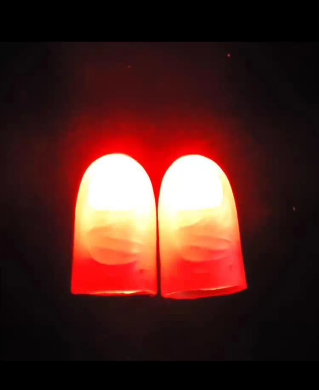 New Arrival Magic Tricks Finger Thumb Tips With Led Light For Stage Party Magic Props Decorations/magic thumb lights