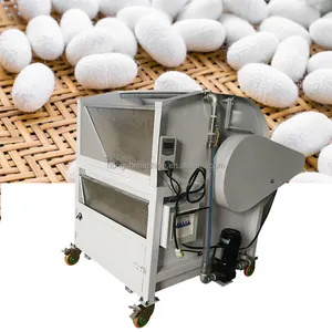 Silkworm cocoons turn on the silk machine cocoon opening machine silk carding machine