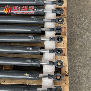 JX thép chất lượng cao tác động kép dài đột quỵ xi lanh thủy lực pit tông xi lanh thủy lực - Product Image 1