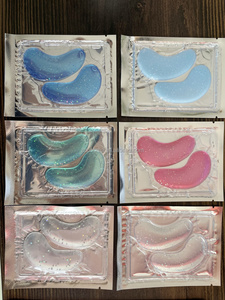 Patchs hydrogel pour les <span class=keywords><strong>yeux</strong></span> de dernière conception avec masque pour les <span class=keywords><strong>yeux</strong></span> au collagène inspiré des peptides scintillants pour les soins de la peau des femmes et des hommes - Product Image 3
