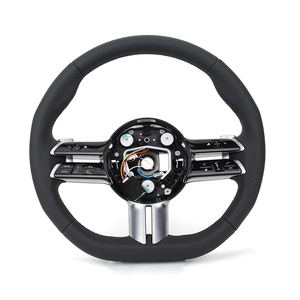 <span class=keywords><strong>Volant</strong></span> en cuir et fibre de carbone personnalisé <span class=keywords><strong>Mercedes</strong></span> Benz pour Classe C (W205) Classe E CLS GLC Finition mate/brillante Couleur personnalisée - Product Image 1