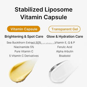 Soins de la peau coréens, capsule dorée à la vitamine C profonde, 2 en 1, hydratant pour le visage, soin anti-rides, <span class=keywords><strong>gel</strong></span> transparent pour le visage, crème pour le visage - Product Image 3