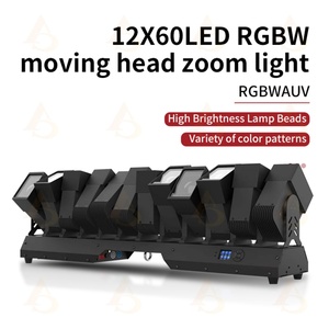 Luz Móvil de Cabeza Oscilante Personalizable de 12x60w RGBW 4 en 1 LED - Product Image 2
