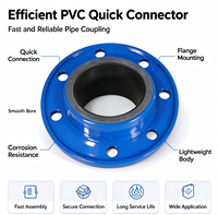 Raccord rapide en PVC, coupleur à bride PN10 PN16 DN50-DN300 pour la connexion de conduites d'eau