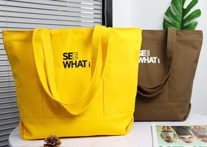 Bolsa de Compras Plegable de Algodón Calico Orgánico, Reutilizable, Reciclada, Ecológica, con Logotipo Personalizado, en Tamaño Grande, para Regalos - Product Image 2