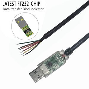 Cable Serial USB RS232 USB-RS232-WE-1800-BT-5.0 con Chip FT232RQ Original, 6 Conectores, Compatible con <span class=keywords><strong>Windows</strong></span> 11/<span class=keywords><strong>10</strong></span>/8/7 y MAC - Product Image 5