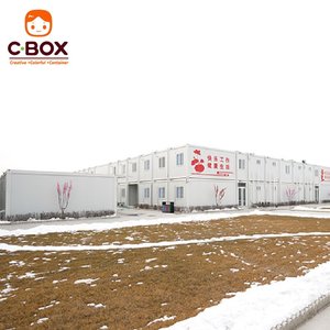 Cbox Bâtiment de bureaux préfabriqué à 2 étages, dortoir modulaire pour travailleurs, appartement moderne mobile, mini-maisons, maison conteneur en kit - Product Image 5