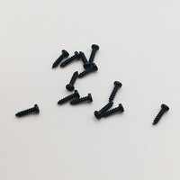 Vis micro-mini ISO de précision M1.0 à tête cylindrique autotaraudeuse en acier au carbone oxydé noir pour écran LED - Vente en gros