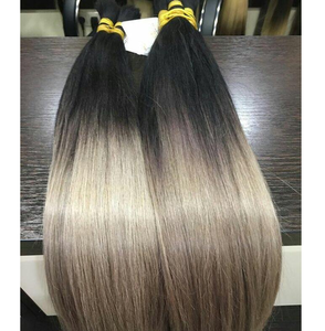 ผมต่อเวียดนามแท้แบบ Double Drawn Remy Hair แบบถักเป็นช่อ สีออมเบร บลอนด์ น้ำตาล ดำ เทา มีทุกเฉดสี - Product Image 3